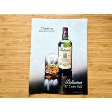 1989 Ballantine's Scotch Ad - Character. Difficult to define