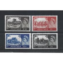 GB.1967-68 Castles set of 4.Mounted Mint.Jul25