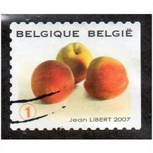 BEL 2007 (52c)(S/A) 'FRUIT- PEACHES' FINE USED (EBID10428)