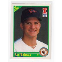1990 Score Ben McDonald RC 1st Round Pick card #680 – Orioles
