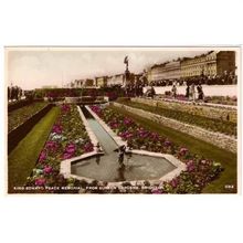 Brighton Postcard King Edward Peace Memorial From Sunken Gardens C32 pc00003