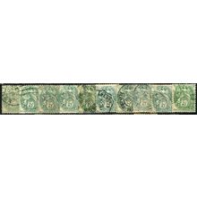 1900 Yvert 111 - fine used (o) - 10 copies unchecked