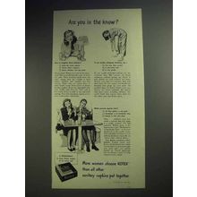 1945 Kotex Sanitary Napkins Ad