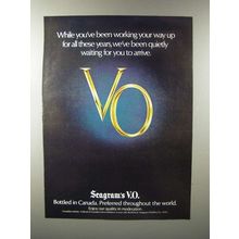 1978 Seagram's V.O. Canadian Whisky Ad - Waiting
