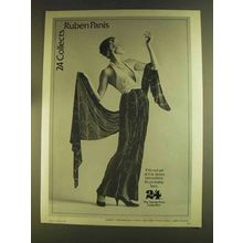 1980 The Twenty-Four Collection Ruben Panis Fashion Ad