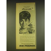 1963 Air France Airline Ad - You can't miss a Caravelle