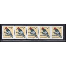 3045 2c Red-headed Woodpecker Very Fine MNH PNC 11111/5 KA8081