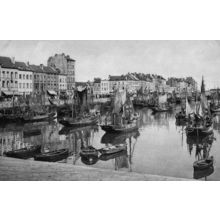 Ostende The Montgomery Deck Harbour Real Photo Postcard