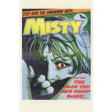 The Day The Sky Grew Dark Misty Girls 1978 Horror Comic Postcard