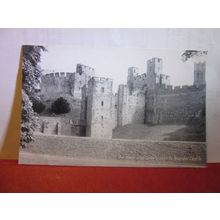 THE KEEP & DRAWBRIDGE, ARUNDEL CASTLE, SUSSEX. unused vintage postcard printed =