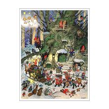 11571 - Korsch Advent - Elf Parade - 15.5"H x 11.5"W x .1"D
