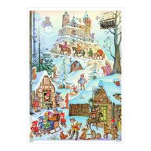 11749 - Korsch Advent - Fairytale Hill - 15.35"H x 11"W x .1"D