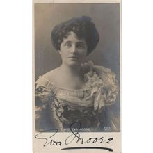 Miss Eva Moore Sufffragette Actress Hand Signed Postcard
