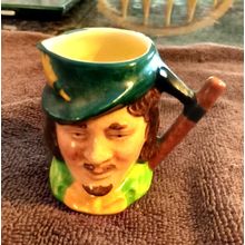 Landcaster Wear Sandland Hanley England Miniture Toby Jug 2 5/8" tall
