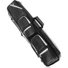4X8 Pool Cue Case Billiard Stick Carrying Case Leatherette Soft Cue Bag Hold 4 B