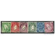 1922 6 different values - fine used (o) - Watermark 1