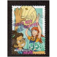 AUS 2009 55c 'LETS GET ACTIVE' FINE USED (EBID29-081)