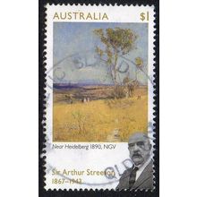 Australia 2017 150th Birth Anniv of Sir Arthur Streeton - Nr Heidelberg $1 Used