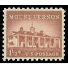 1032 1 1/2c Mt. Vernon Fine MNH MA0125