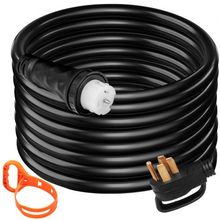20Ft 50 Amp Generator Extension Cord STW 6/3 + 8/1 Generator Cord 125V 250V...