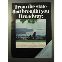 1971 New York Tourism Ad - Brought You Broadway