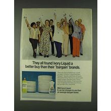 1978 Ivory Liquid Ad - Better Than Bargain Brands