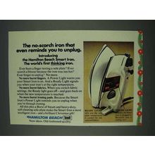 1978 Hamilton Beach Smart Iron Ad - No-Scorch