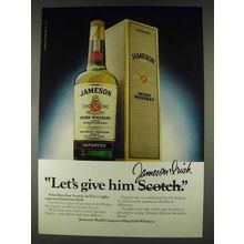 1978 Jameson Irish Whiskey Ad - Let's Give Him