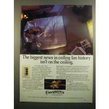 1984 Casablanca Inteli-Touch Fan Ad - The Biggest News