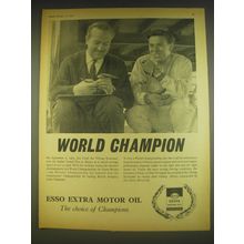 1963 Esso Extra Motor Oil with Jim Clark Ad - World Champion