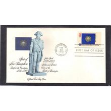 FDC Fleetwood 1641 13c New Hampshire (Cachet-U/A) CV01191