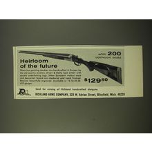1966 Richland Arms Model 200 Lightweight Double Shotgun Advertisement
