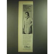 1974 B. Altman & Co. London Fog Maincoat Ad - Don't expect