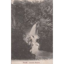 Tivoli Cascata Bernini Waterfall Antique Italian Postcard