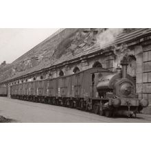 Industrial Saddle Tank Class 0-6-0 ST Plain Back Train Real Photo Postcard