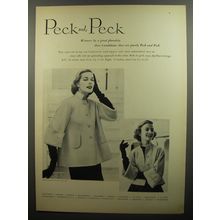 1952 Peck and Peck coats Ad - photo by Tom Palumbo