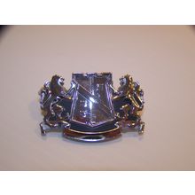 1976 77 78 CHRYSLER ROOF MEDALLION EMBLEM #3551132 NEW YORKER NEWPORT OEM