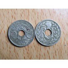 France Republic 1931 5 Centimes Coin