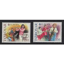 Faroe Is. Europa Music Year 2v 1985 MNH SG#113-114