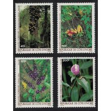 Ivory Coast Plants 4v 1986 MNH SG#879-882