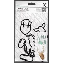 Xcut. Stag Head Die Set. Die Cutting Cardmaking Scrapbooking Crafts