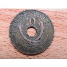 East Africa 1922 10 Cent Coin