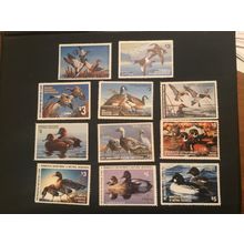 ICOLLECTZONE US Minnesota 1977-1987 Set Duck Stamps VF NH
