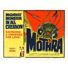 Mothra 1962 02 Poster Canvas Movie Film Print A0 A1 A2 A3 A4 A5 A6 Art Wall Deco