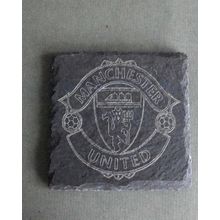 Manchester Utd slate coaster