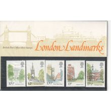 GB stamps 1980 Presentation Pack - SG 1120-1124 - London Landmarks