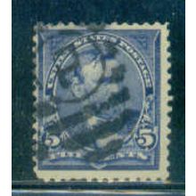 Used 281 5c Ulysses S. Grant Barely Clears M04928