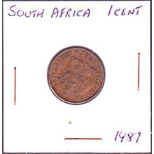 1987 South Africa 1 Cent Coin