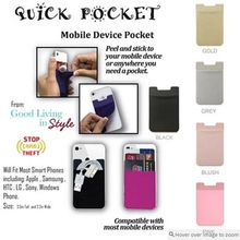 Quick Pocket For Every Smart Phone With RFID Protection[ Gold ]