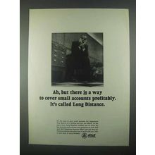 1967 AT&T Long Distance Ad - Cover Small Accounts
